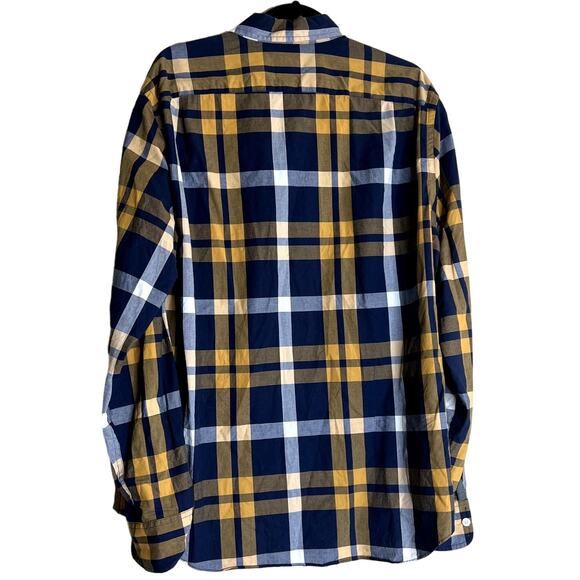 J. Crew Shirt Mens Large Multicolor Plaid Cotton Collar Button Down Long Sleeve - Picture 2 of 7